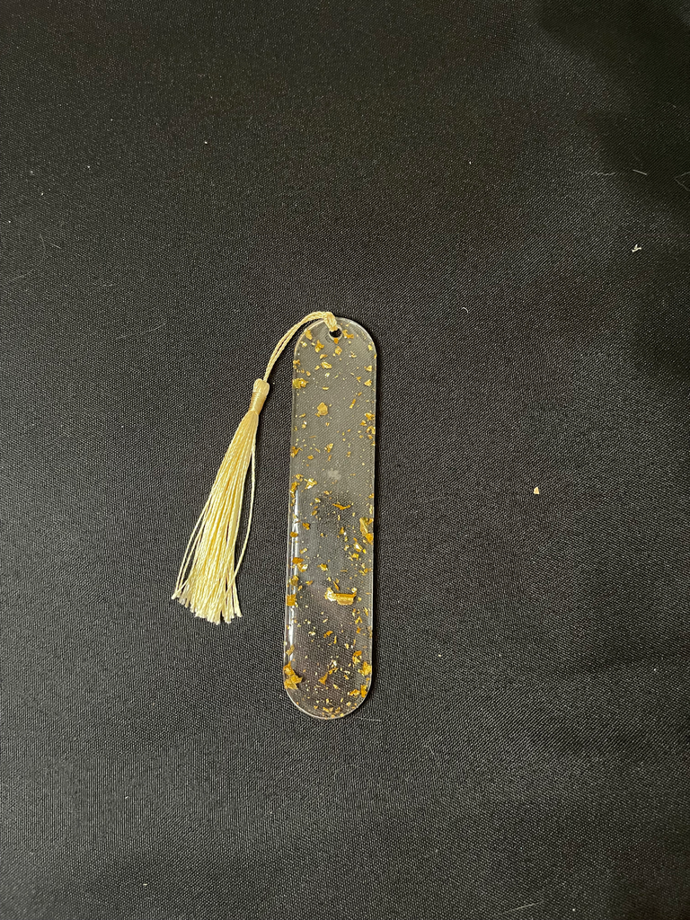 Marque page feuille d’or 