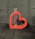 Vase cœur rose 