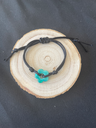 Bracelet turquoise avec paillette 
