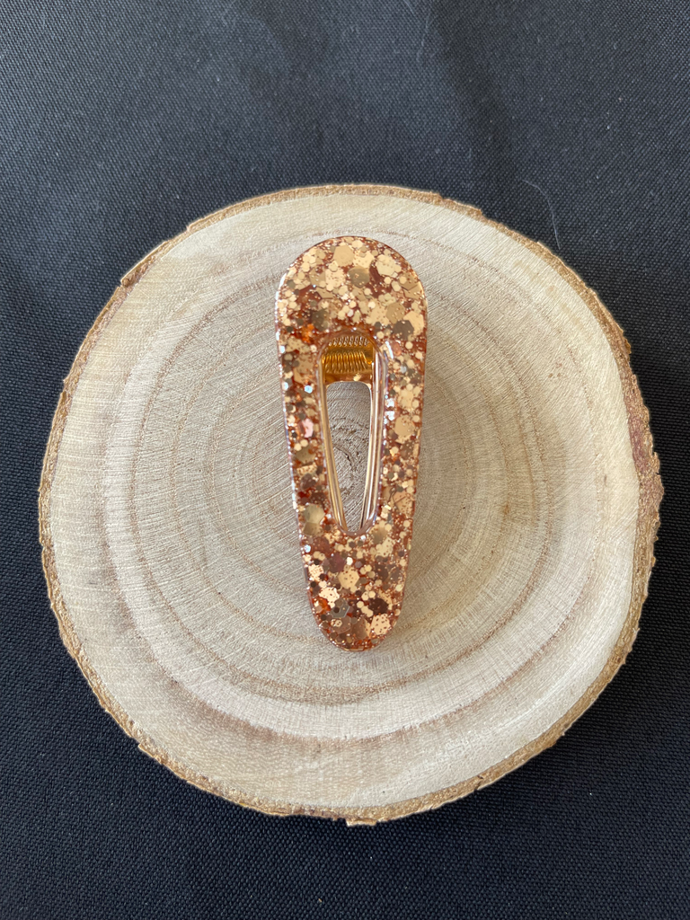 Barrette dorée 