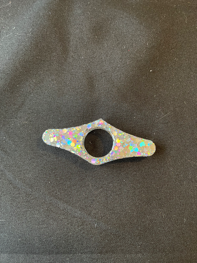 Bague de lecture argentée 