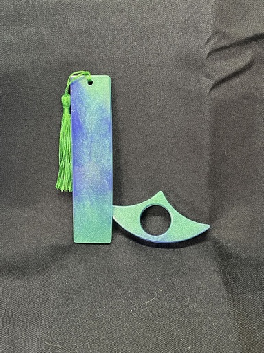 Kit de lecture bleu et vert 