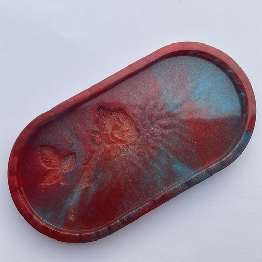 Vide poche XL bleu et rouge 