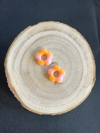 Fleurine Orange et rose 