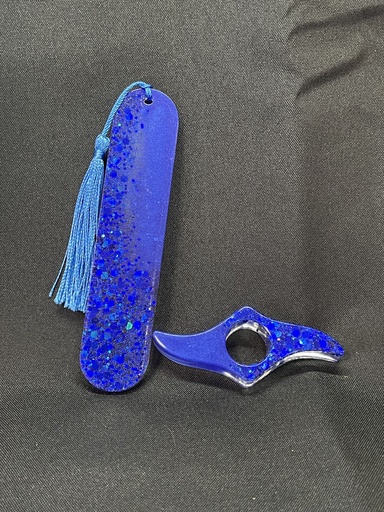 Kit de lecture Bleu paillette