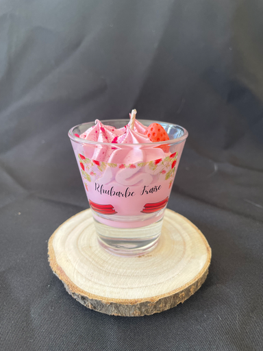 Bougie Rhubarbe & Fraise (110g)
