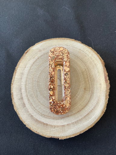 Barrette dorée 