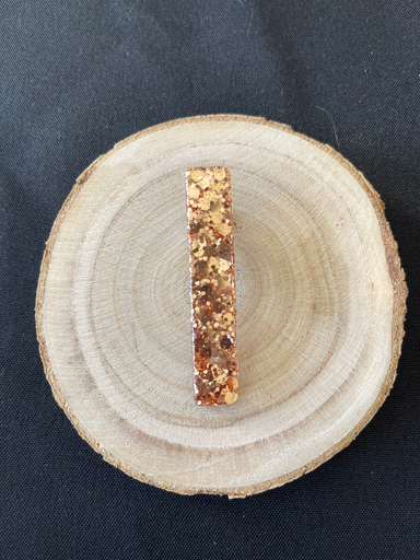 Barrette dorée 
