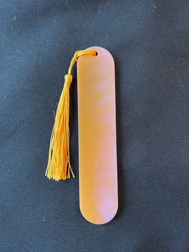 Marque page orange et rose 