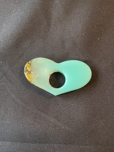 Bague de lecture turquoise et or 