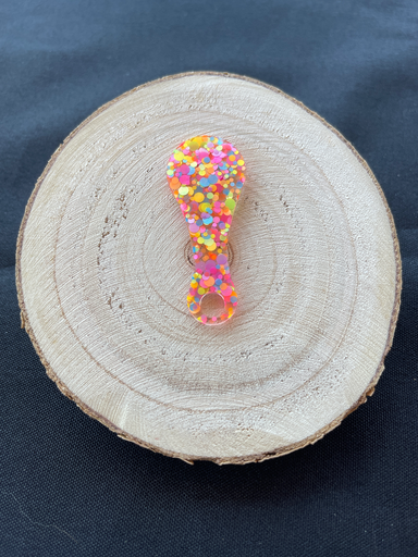 Jeton rond multicolore 